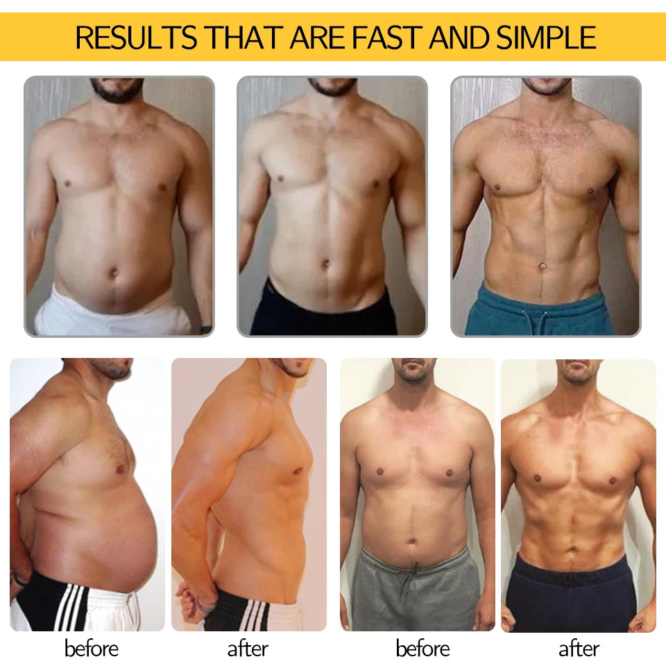 Men Waist Trainer Slimming Body Shaper Fitness Belt Weight Loss Fat Burning Sport Girdle Sweat Trimmer Workout Cincher Shapewear