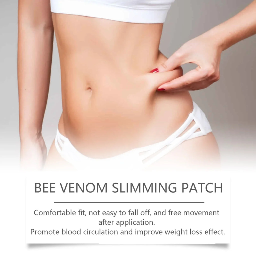 South Moon 10pcs Bee Venom Body Shaping Patch Belly Slimming Weight Loss Detox AbdominalRelieve Stress Muscle Tighten Patches