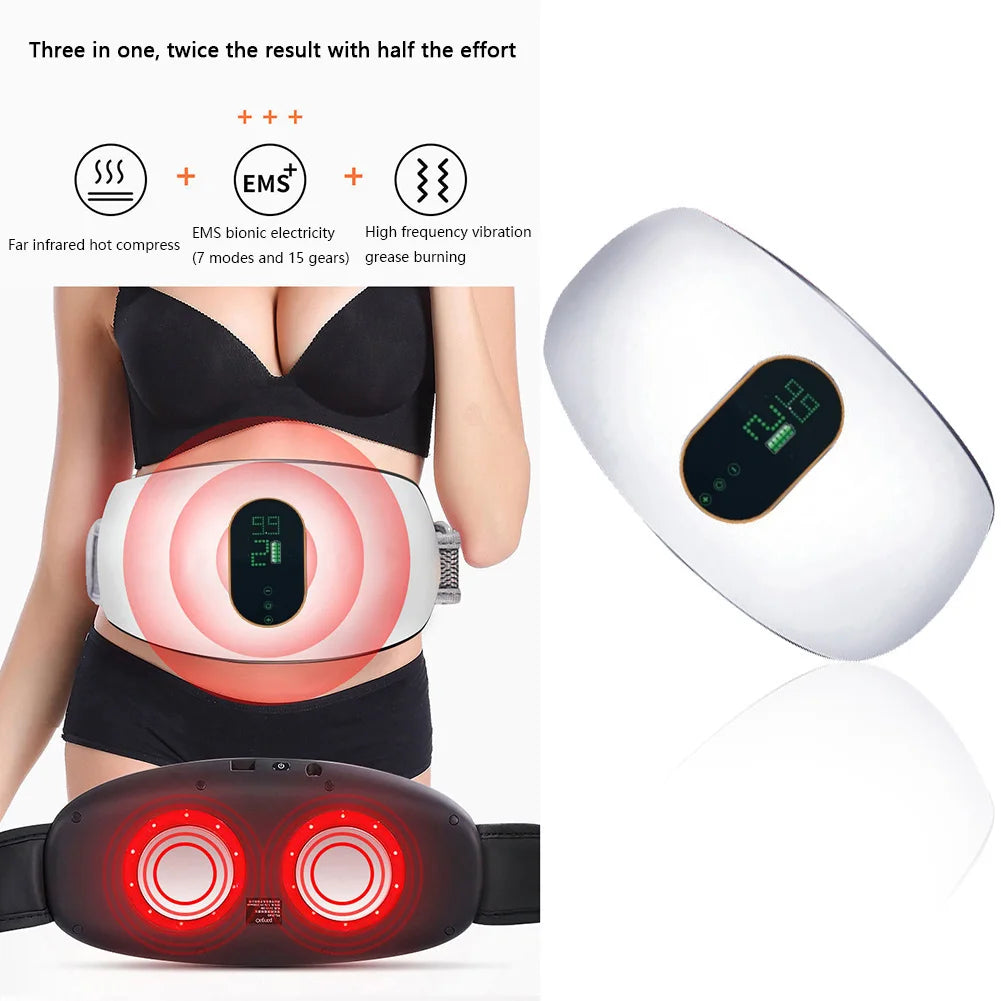 Electric Slimming Machine Weight Loss Belly Body Thin Waist Belt Fat Burning Surrounding Stereoscopic Slimming Device