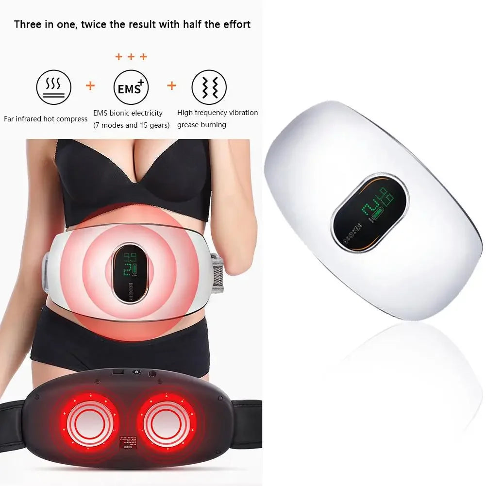 Electric Slimming Machine Weight Loss Belly Body Thin Waist Belt Fat Burning Surrounding Stereoscopic Slimming Device