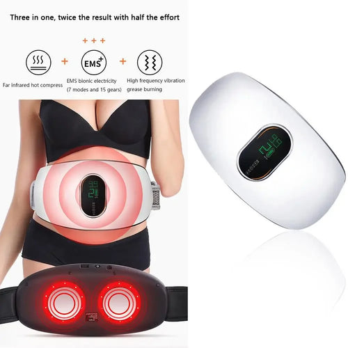 Electric Slimming Machine Weight Loss Belly Body Thin Waist Belt Fat Burning Surrounding Stereoscopic Slimming Device